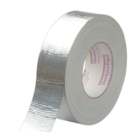 3M VentureTape Silver Metalized Cloth Duct Tape, 2 IN x 60 Yards, 1502 7010337385